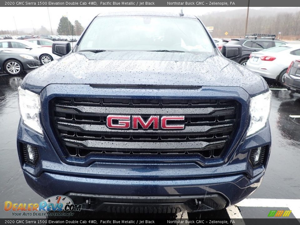 2020 GMC Sierra 1500 Elevation Double Cab 4WD Pacific Blue Metallic / Jet Black Photo #3