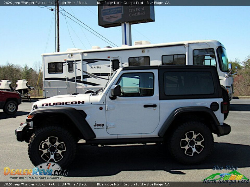 2020 Jeep Wrangler Rubicon 4x4 Bright White / Black Photo #2