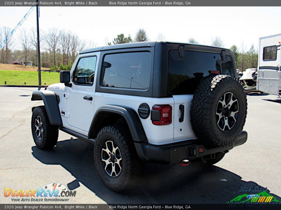 2020 Jeep Wrangler Rubicon 4x4 Bright White / Black Photo #3