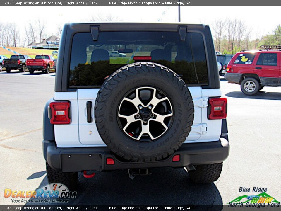 2020 Jeep Wrangler Rubicon 4x4 Bright White / Black Photo #4