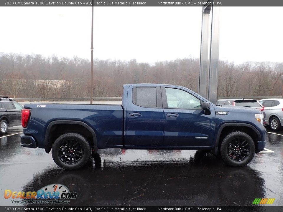 2020 GMC Sierra 1500 Elevation Double Cab 4WD Pacific Blue Metallic / Jet Black Photo #5