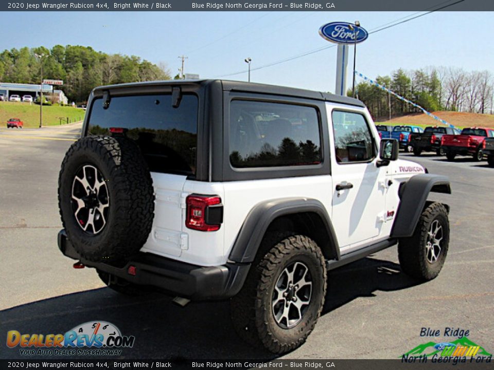 2020 Jeep Wrangler Rubicon 4x4 Bright White / Black Photo #5