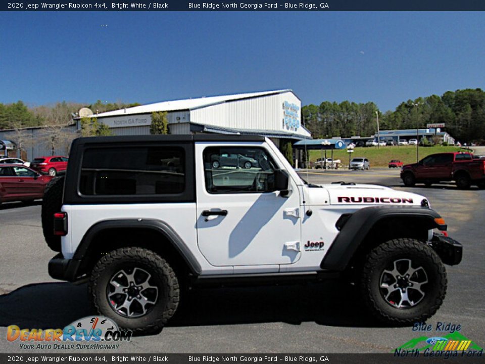 2020 Jeep Wrangler Rubicon 4x4 Bright White / Black Photo #6