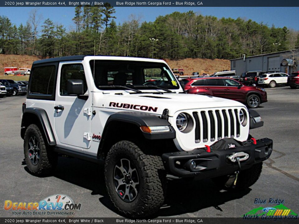 2020 Jeep Wrangler Rubicon 4x4 Bright White / Black Photo #7