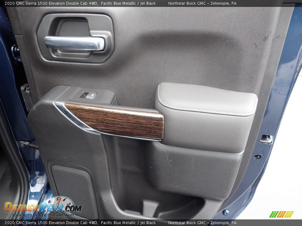 2020 GMC Sierra 1500 Elevation Double Cab 4WD Pacific Blue Metallic / Jet Black Photo #8