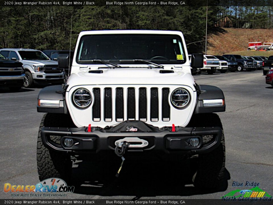 2020 Jeep Wrangler Rubicon 4x4 Bright White / Black Photo #8