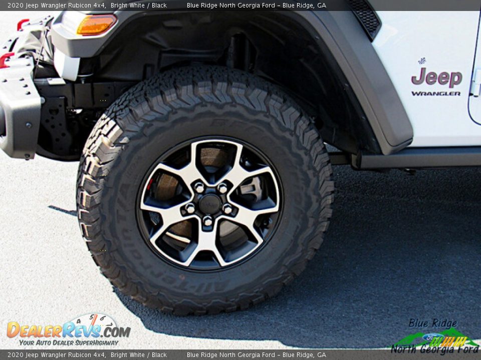 2020 Jeep Wrangler Rubicon 4x4 Bright White / Black Photo #9