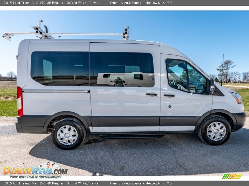 2015 Ford Transit Van 150 MR Regular Oxford White / Pewter Photo #3