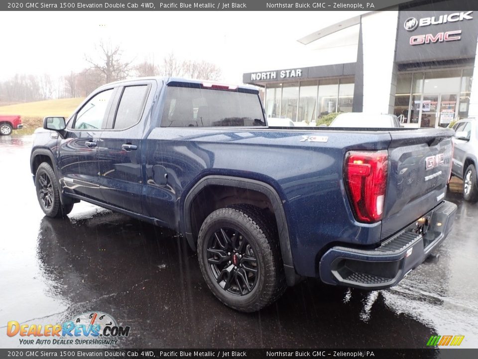 2020 GMC Sierra 1500 Elevation Double Cab 4WD Pacific Blue Metallic / Jet Black Photo #11