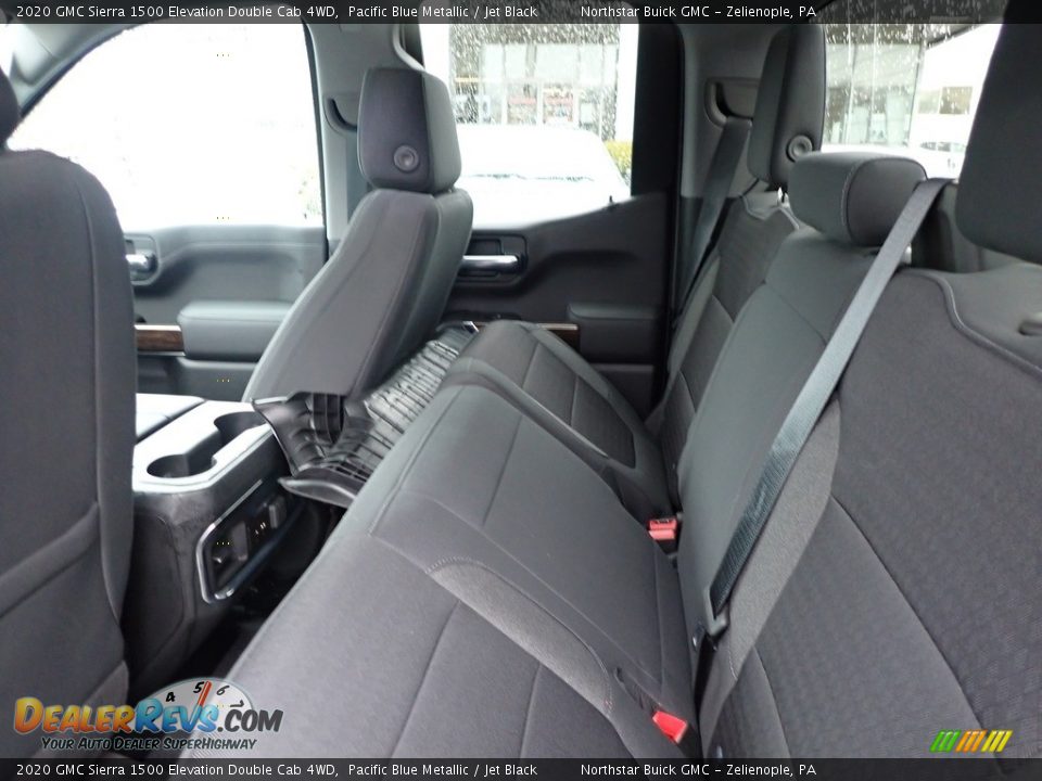 2020 GMC Sierra 1500 Elevation Double Cab 4WD Pacific Blue Metallic / Jet Black Photo #17