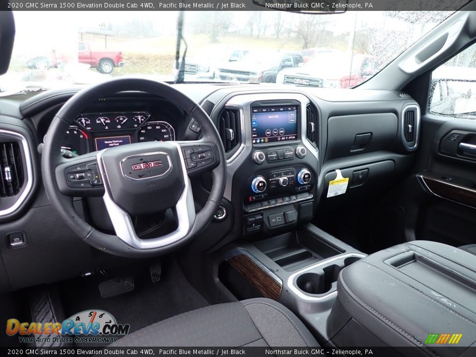 2020 GMC Sierra 1500 Elevation Double Cab 4WD Pacific Blue Metallic / Jet Black Photo #18