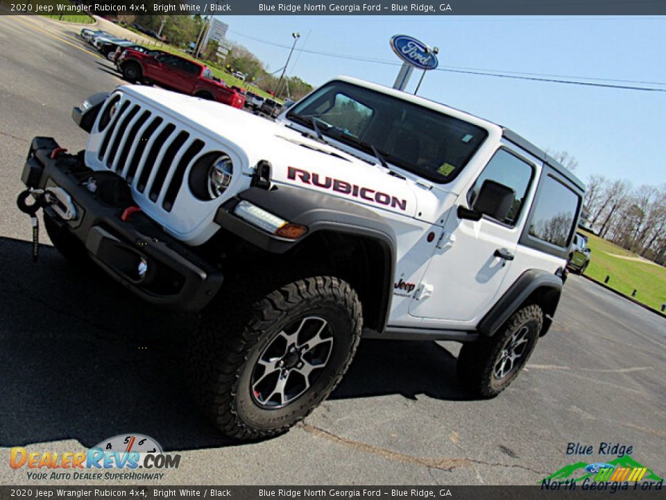 2020 Jeep Wrangler Rubicon 4x4 Bright White / Black Photo #28