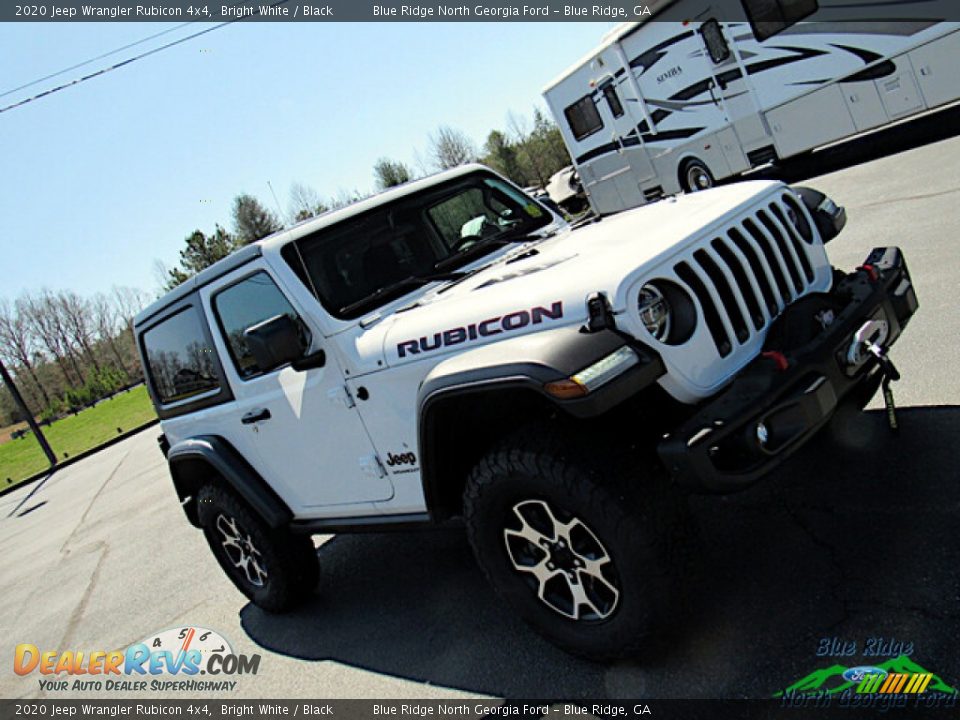 2020 Jeep Wrangler Rubicon 4x4 Bright White / Black Photo #29