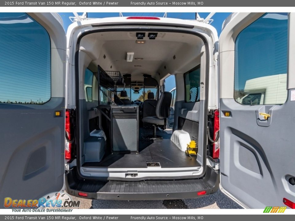 2015 Ford Transit Van 150 MR Regular Oxford White / Pewter Photo #21