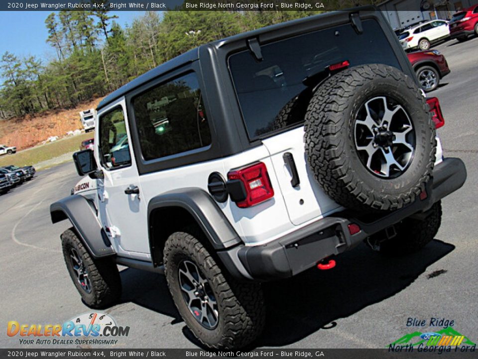 2020 Jeep Wrangler Rubicon 4x4 Bright White / Black Photo #31