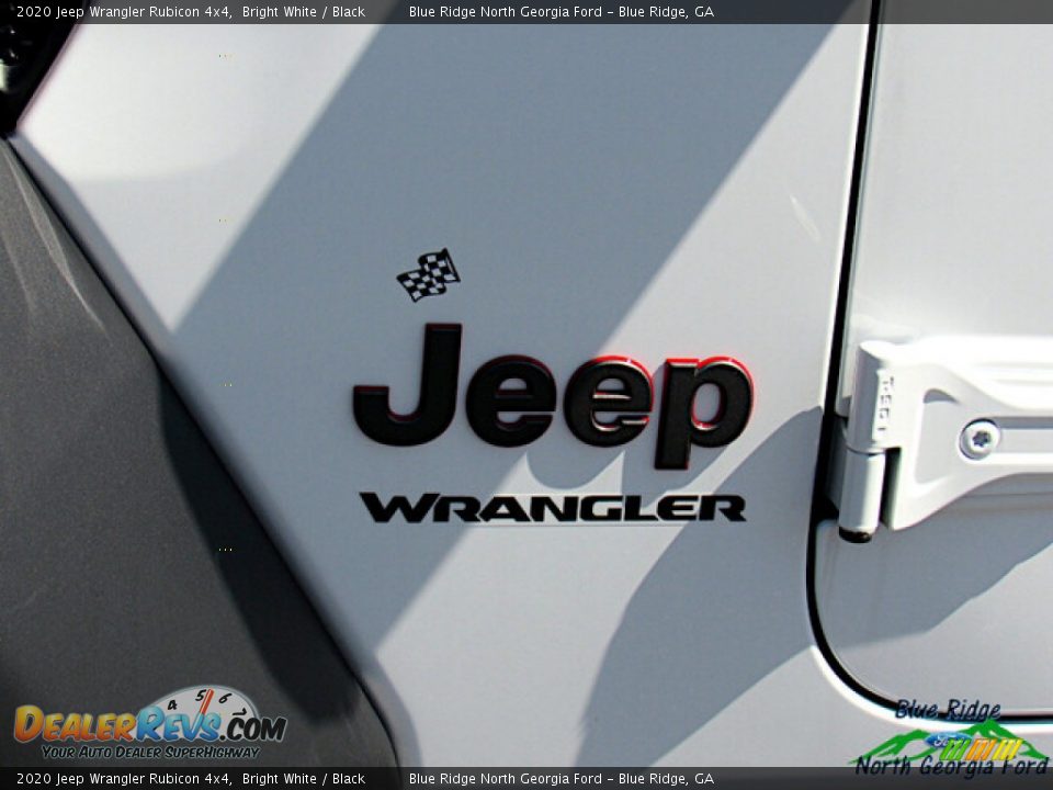 2020 Jeep Wrangler Rubicon 4x4 Bright White / Black Photo #33