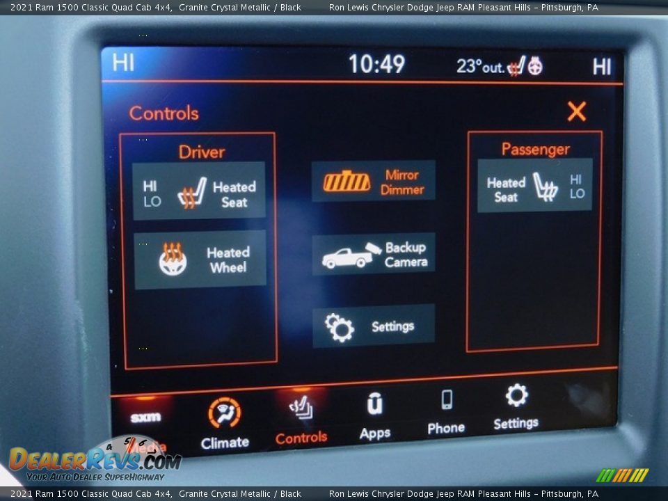 2021 Ram 1500 Classic Quad Cab 4x4 Granite Crystal Metallic / Black Photo #16