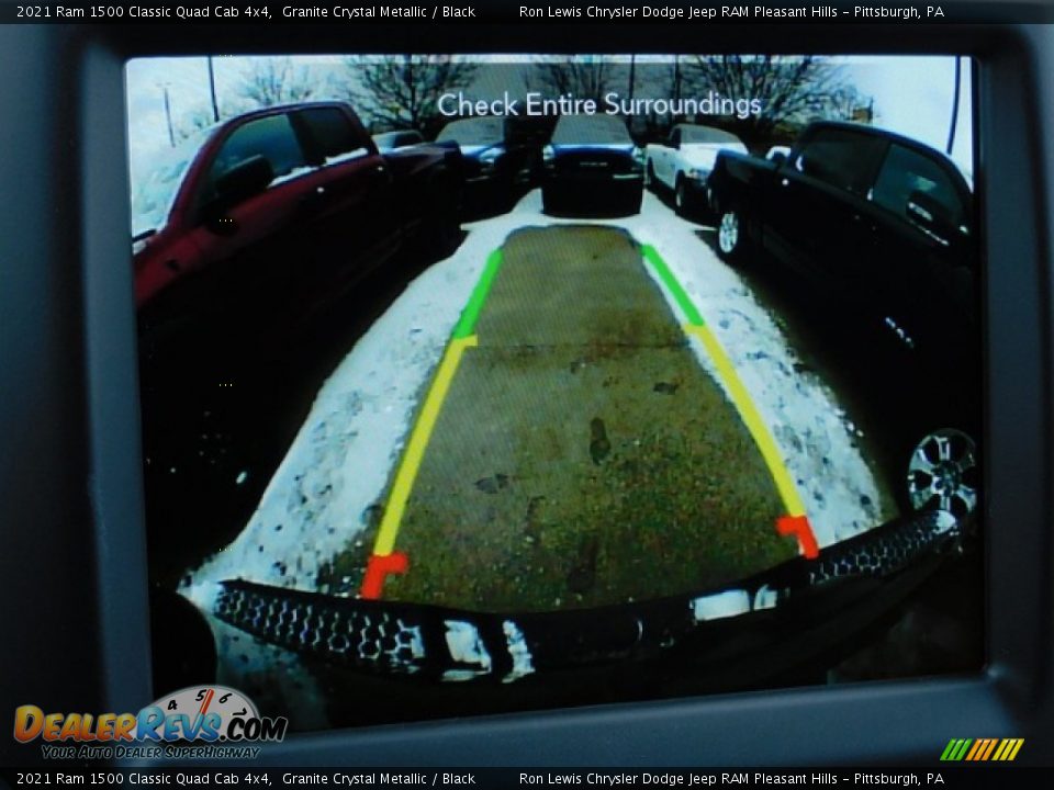 2021 Ram 1500 Classic Quad Cab 4x4 Granite Crystal Metallic / Black Photo #17