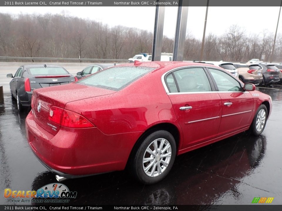 2011 Buick Lucerne CXL Crystal Red Tintcoat / Titanium Photo #10