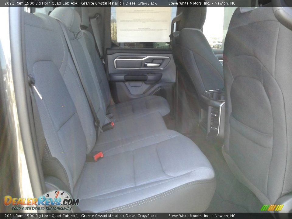 2021 Ram 1500 Big Horn Quad Cab 4x4 Granite Crystal Metallic / Diesel Gray/Black Photo #16