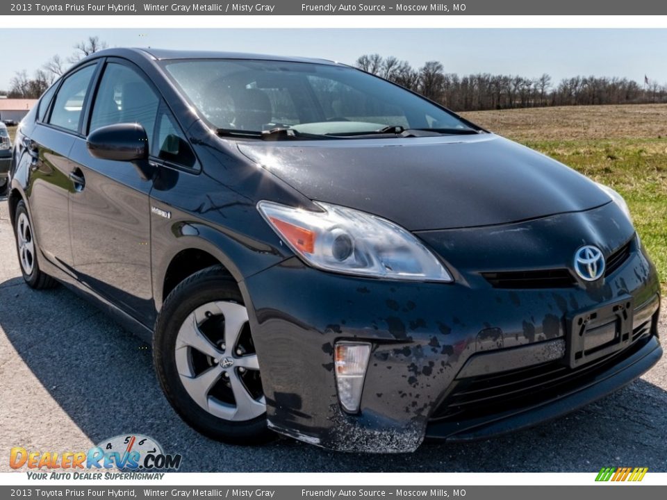 2013 Toyota Prius Four Hybrid Winter Gray Metallic / Misty Gray Photo #1