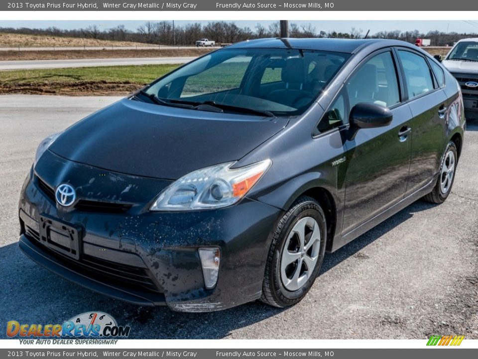 2013 Toyota Prius Four Hybrid Winter Gray Metallic / Misty Gray Photo #8