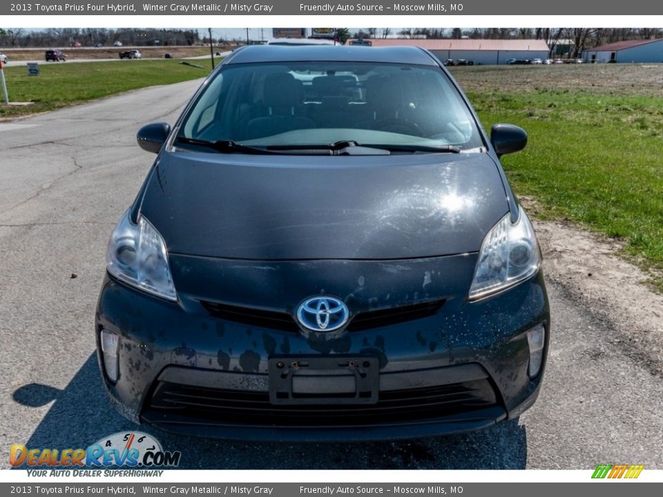 2013 Toyota Prius Four Hybrid Winter Gray Metallic / Misty Gray Photo #9