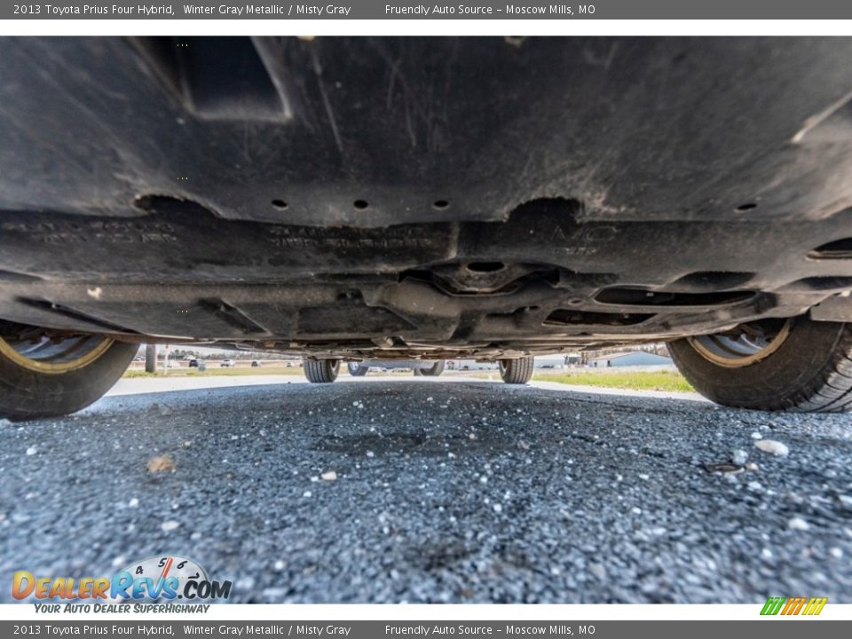 2013 Toyota Prius Four Hybrid Winter Gray Metallic / Misty Gray Photo #10