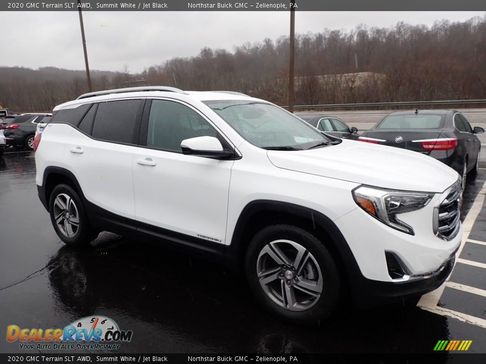 2020 GMC Terrain SLT AWD Summit White / Jet Black Photo #4