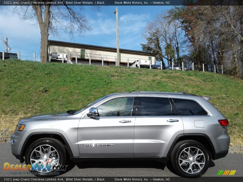 2021 Jeep Grand Cherokee Limited 4x4 Billet Silver Metallic / Black Photo #1