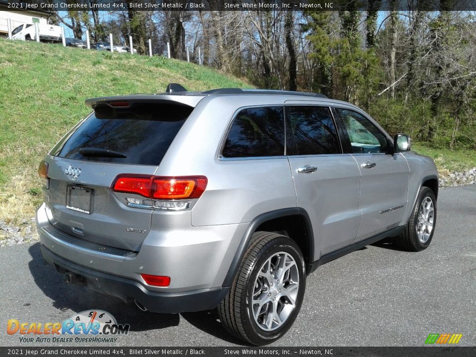 2021 Jeep Grand Cherokee Limited 4x4 Billet Silver Metallic / Black Photo #6