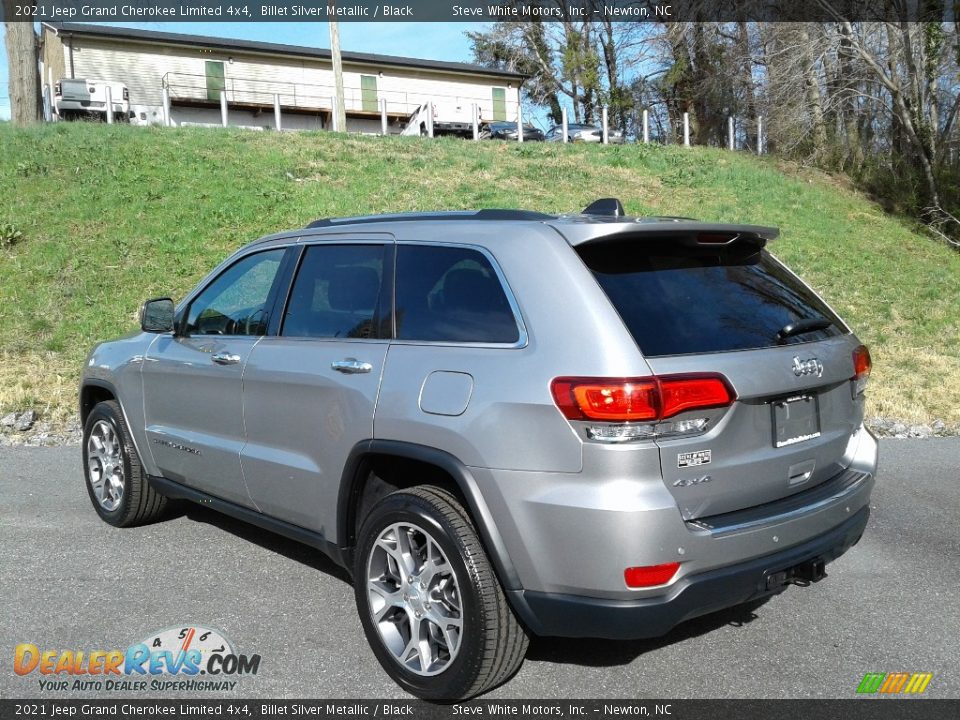 2021 Jeep Grand Cherokee Limited 4x4 Billet Silver Metallic / Black Photo #8