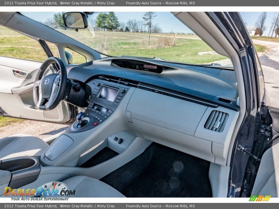 2013 Toyota Prius Four Hybrid Winter Gray Metallic / Misty Gray Photo #27