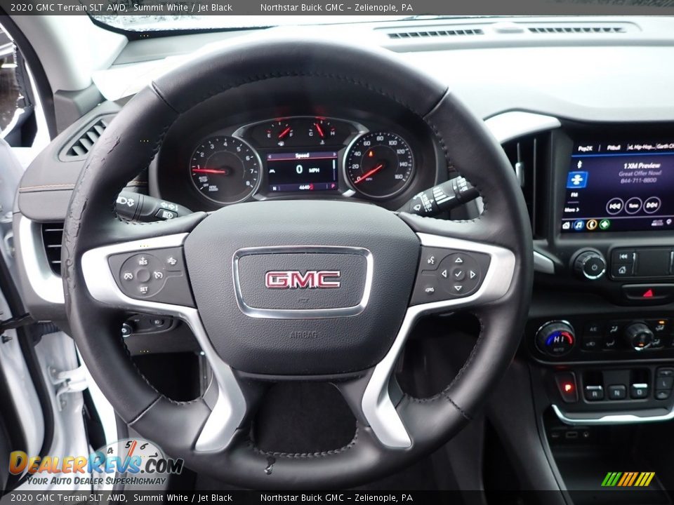 2020 GMC Terrain SLT AWD Summit White / Jet Black Photo #21