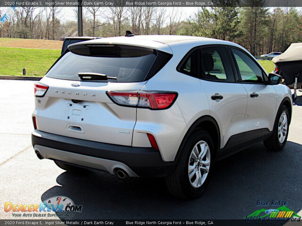 2020 Ford Escape S Ingot Silver Metallic / Dark Earth Gray Photo #5