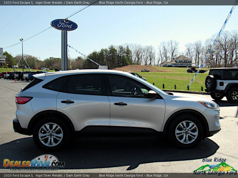 2020 Ford Escape S Ingot Silver Metallic / Dark Earth Gray Photo #6