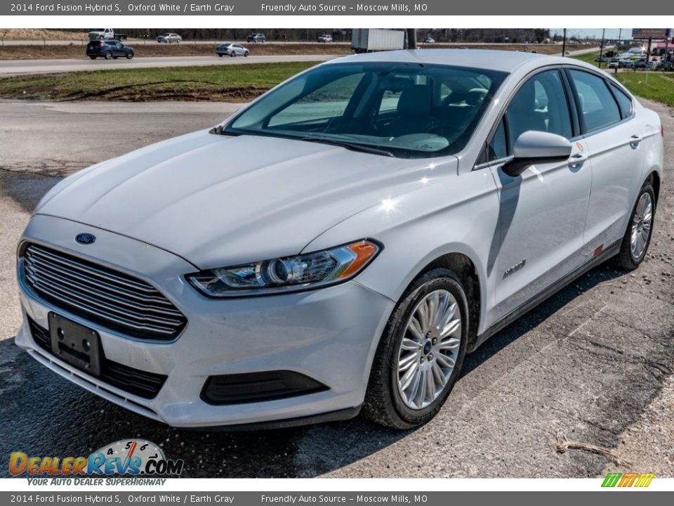 Oxford White 2014 Ford Fusion Hybrid S Photo #8