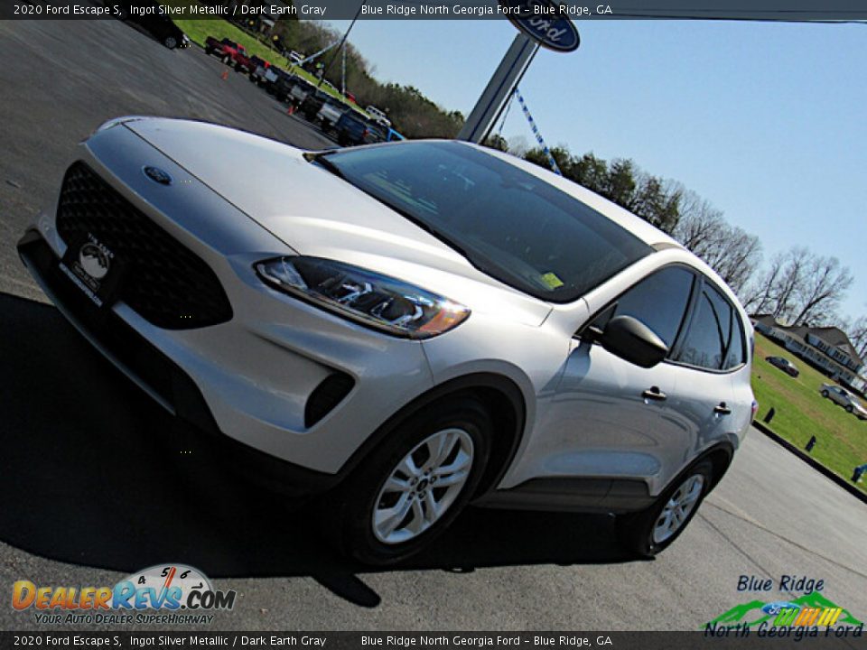 2020 Ford Escape S Ingot Silver Metallic / Dark Earth Gray Photo #26