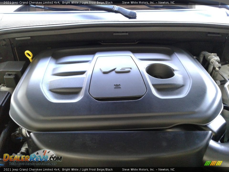 2021 Jeep Grand Cherokee Limited 4x4 Bright White / Light Frost Beige/Black Photo #9