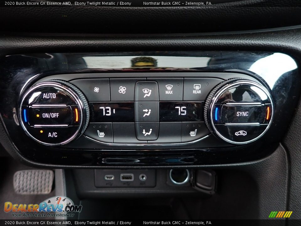 2020 Buick Encore GX Essence AWD Ebony Twilight Metallic / Ebony Photo #25