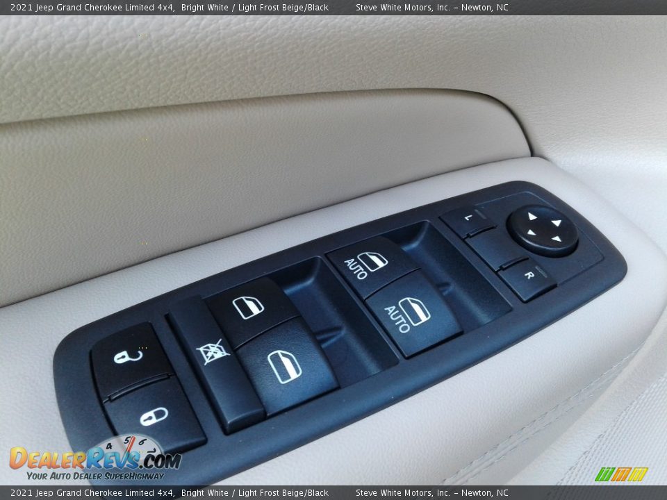 2021 Jeep Grand Cherokee Limited 4x4 Bright White / Light Frost Beige/Black Photo #11