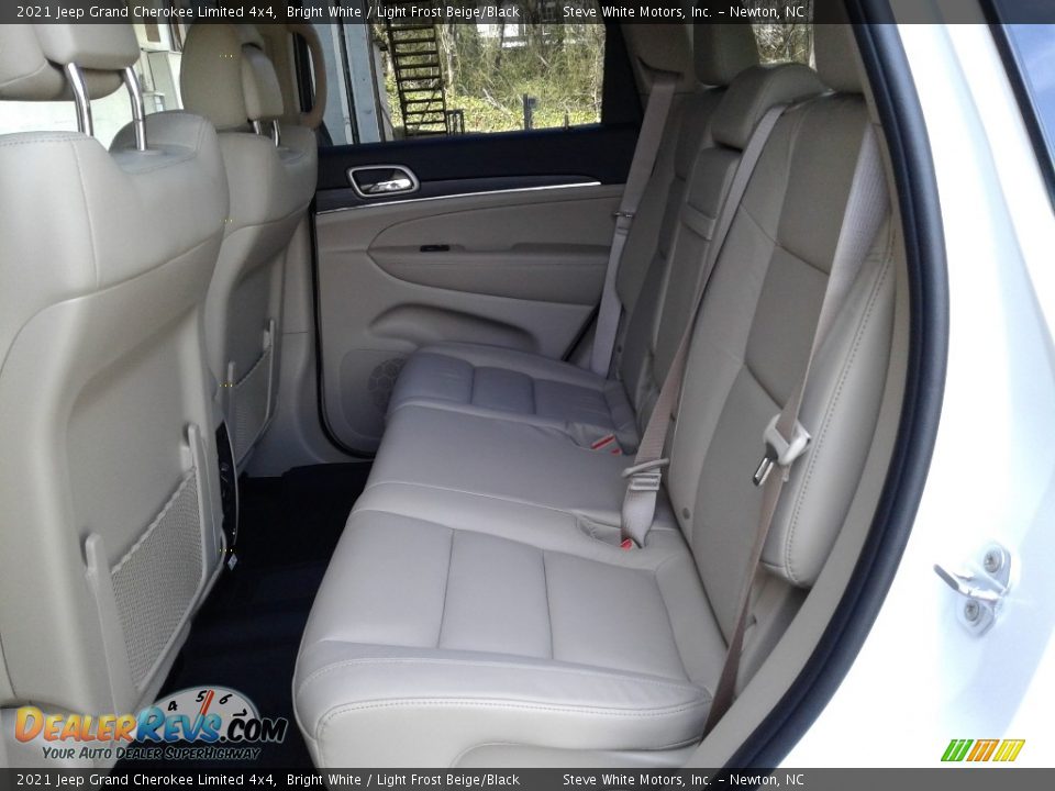 2021 Jeep Grand Cherokee Limited 4x4 Bright White / Light Frost Beige/Black Photo #13