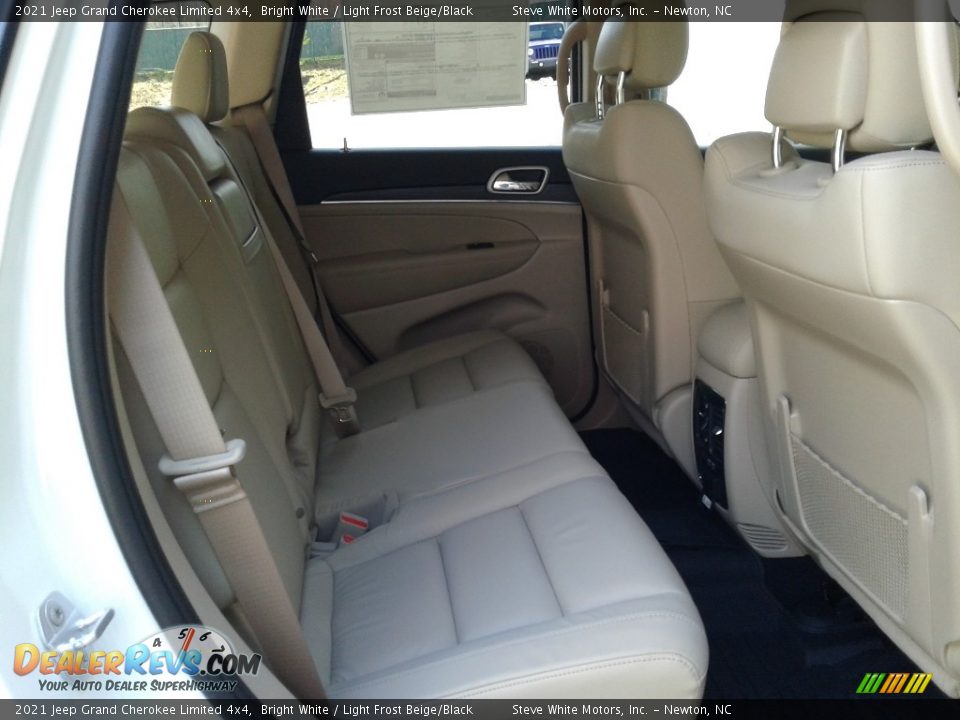 2021 Jeep Grand Cherokee Limited 4x4 Bright White / Light Frost Beige/Black Photo #16