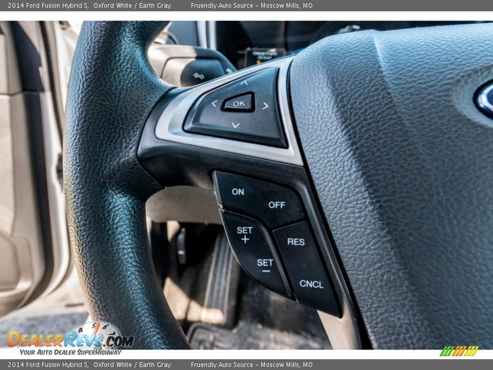 2014 Ford Fusion Hybrid S Steering Wheel Photo #33