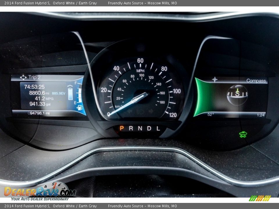 2014 Ford Fusion Hybrid S Gauges Photo #35