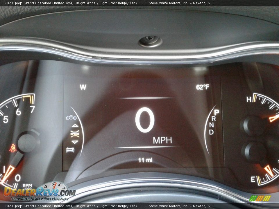 2021 Jeep Grand Cherokee Limited 4x4 Bright White / Light Frost Beige/Black Photo #21