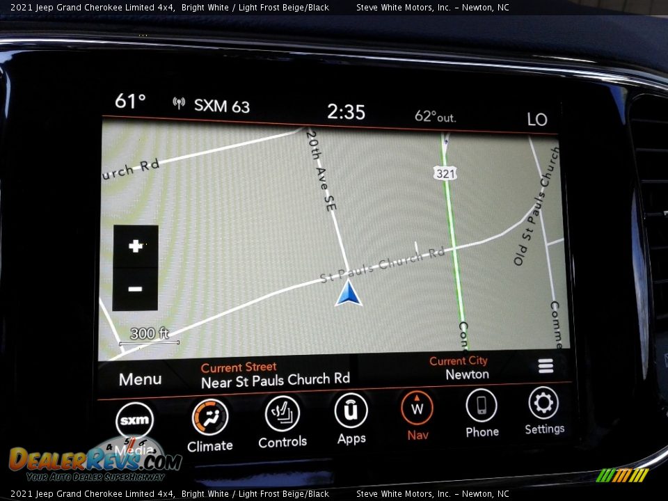2021 Jeep Grand Cherokee Limited 4x4 Bright White / Light Frost Beige/Black Photo #24