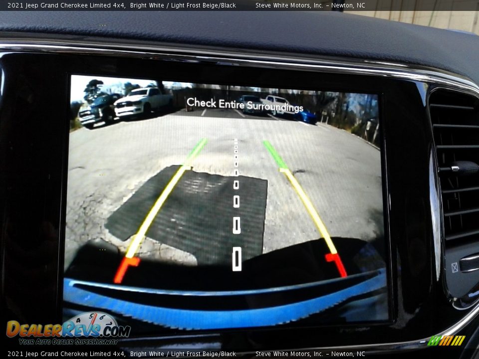 2021 Jeep Grand Cherokee Limited 4x4 Bright White / Light Frost Beige/Black Photo #26