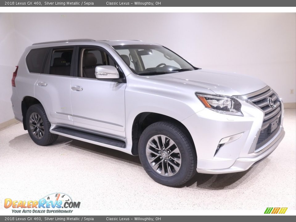 2018 Lexus GX 460 Silver Lining Metallic / Sepia Photo #1