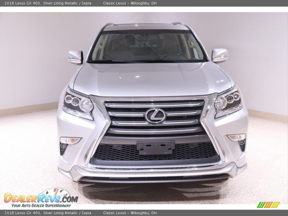 2018 Lexus GX 460 Silver Lining Metallic / Sepia Photo #2